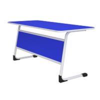 Стол ученич.2-местный ростовой с царгой (г.р. 4,5,6,7) серии "Уникум"