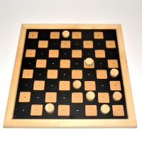 Настольная игра Шашки тактильные deluxe для слабовидящих и незрячих детей